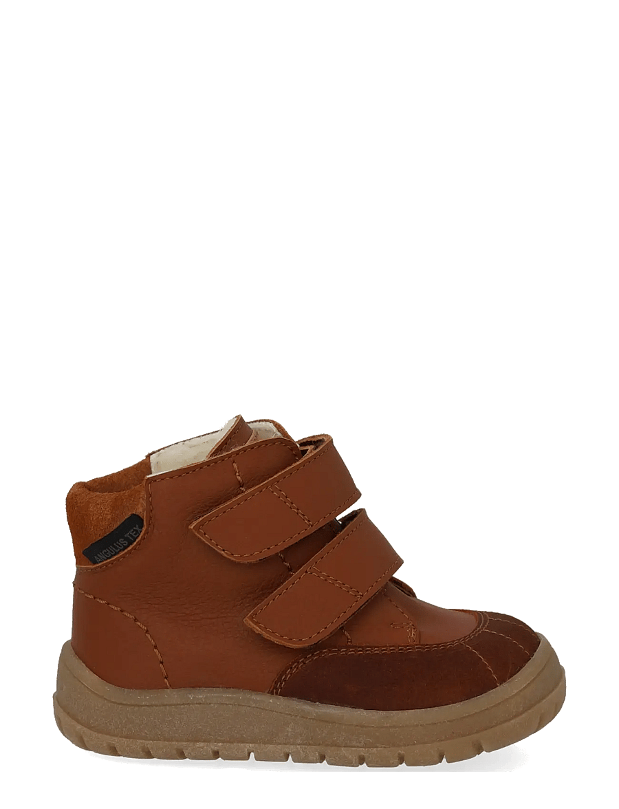 ANGULUS - Boots - flat - with velcro - talvesaapad - 2101/3260/1789/2219 cognac/cog - 1