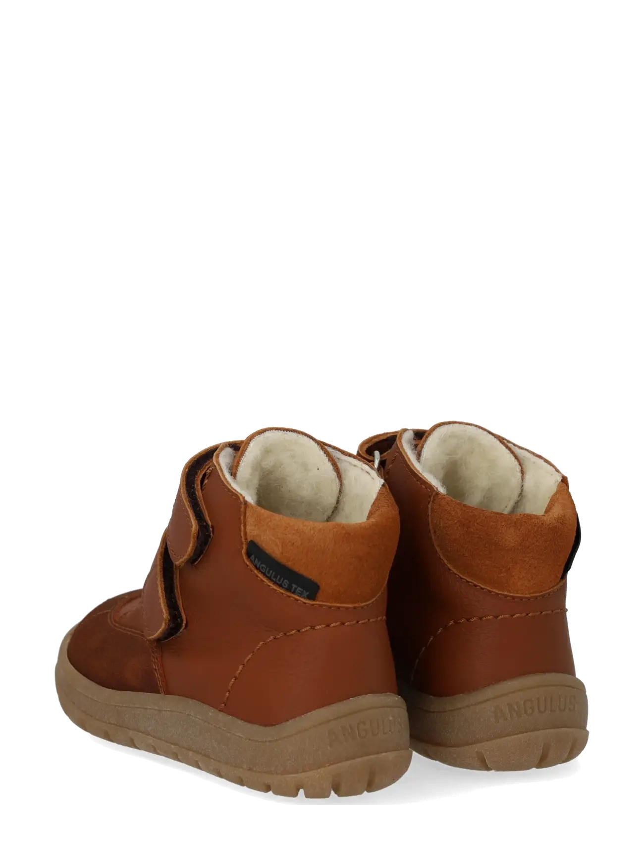 ANGULUS - Boots - flat - with velcro - talvesaapad - 2101/3260/1789/2219 cognac/cog - 2