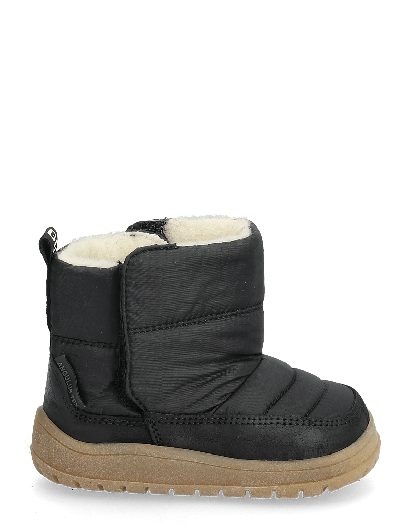 ANGULUS - Boots - flat - with velcro - vinterstövlar - 2100/3320 black/black recycled - 1