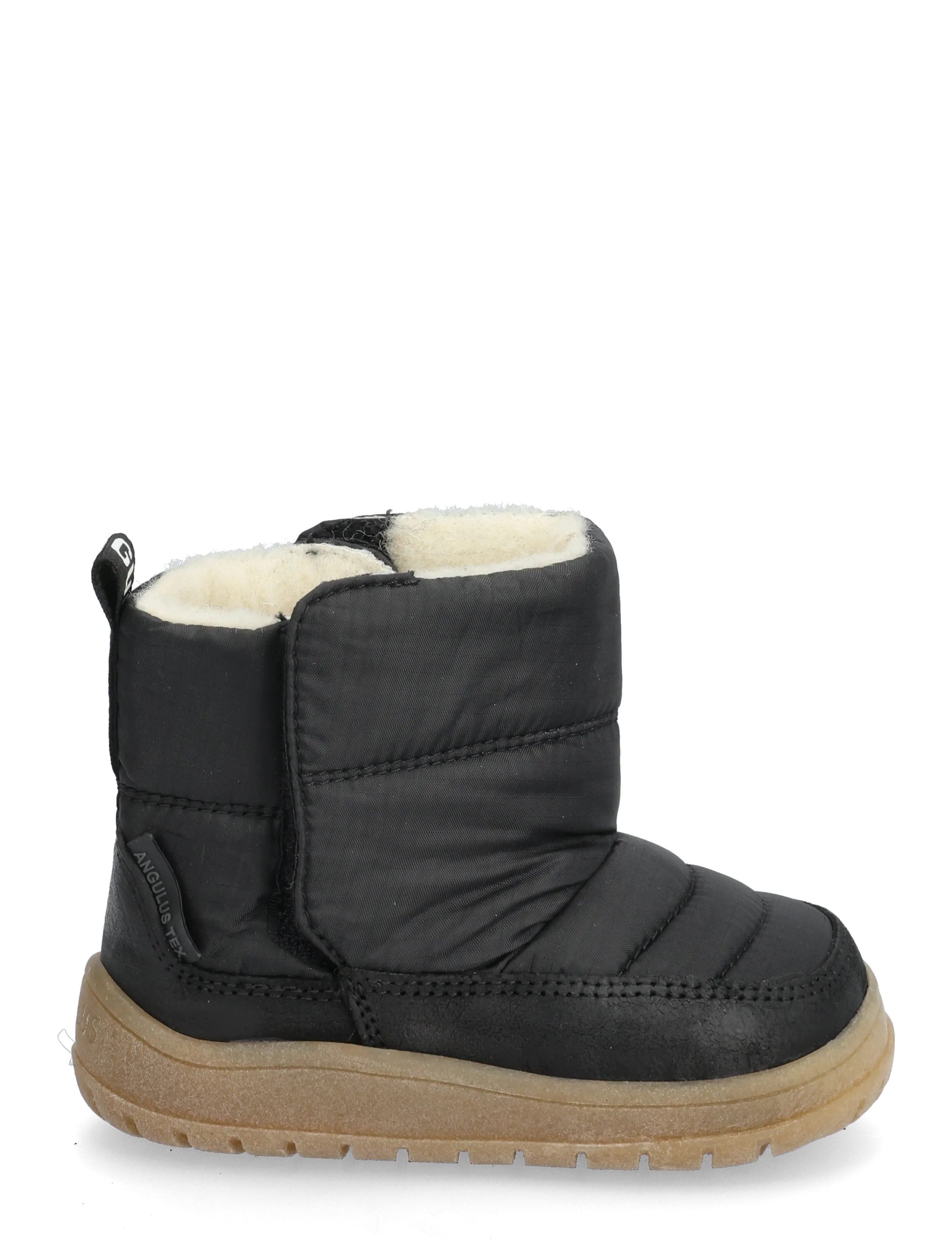ANGULUS - Boots - flat - with velcro - herbstschuhe - 2100/3320 black/black recycled - 1