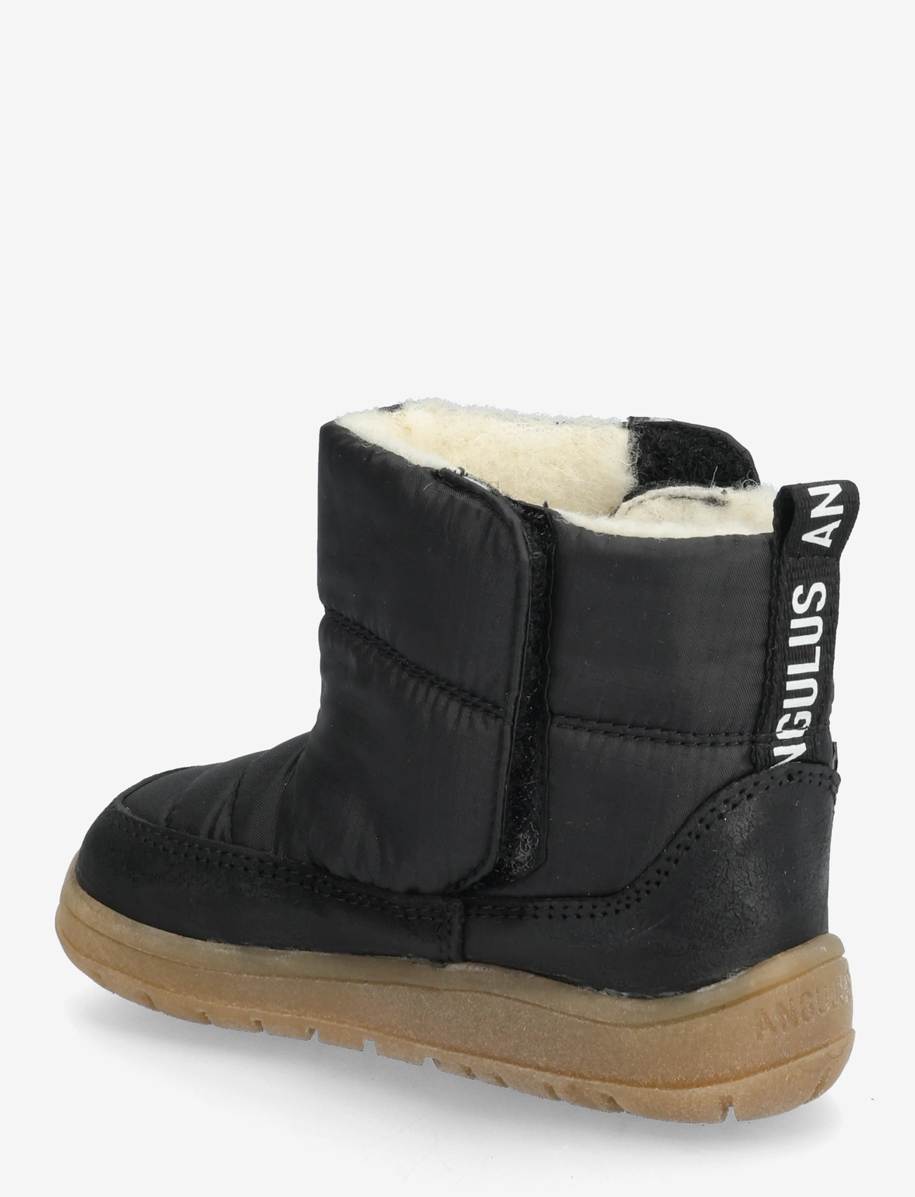 ANGULUS - Boots - flat - with velcro - vinterstövlar - 2100/3320 black/black recycled - 2