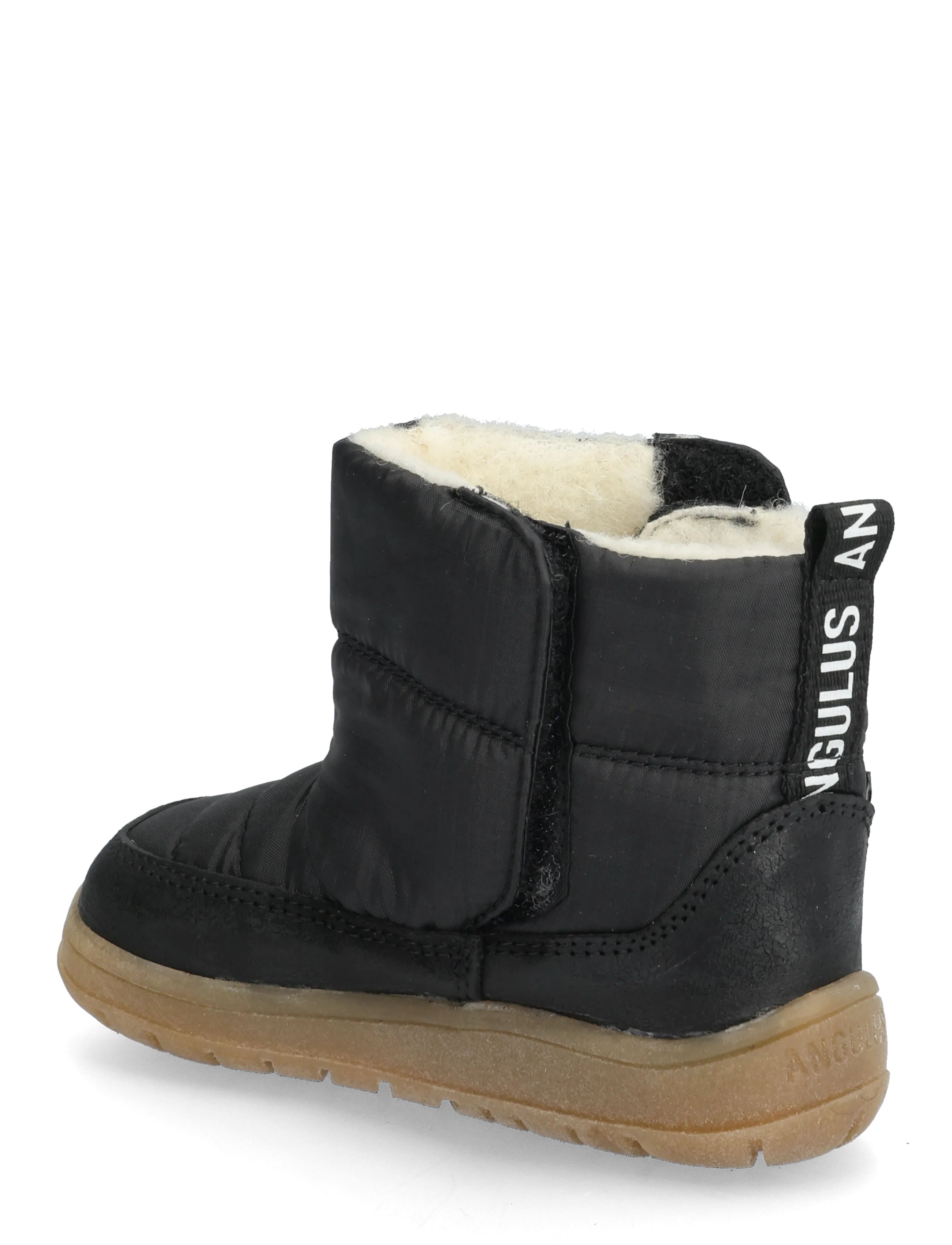 ANGULUS - Boots - flat - with velcro - herbstschuhe - 2100/3320 black/black recycled - 2