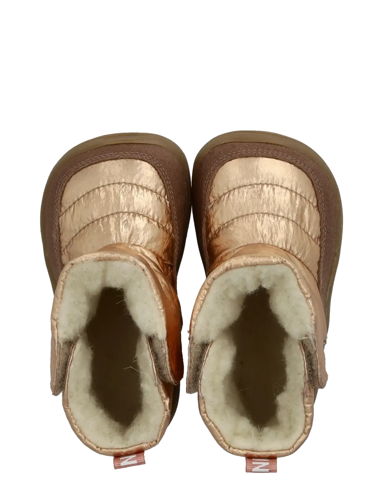 ANGULUS - Boots - flat - with velcro - talvesaapad - 2102/3937 rose/rose gold shine - 3