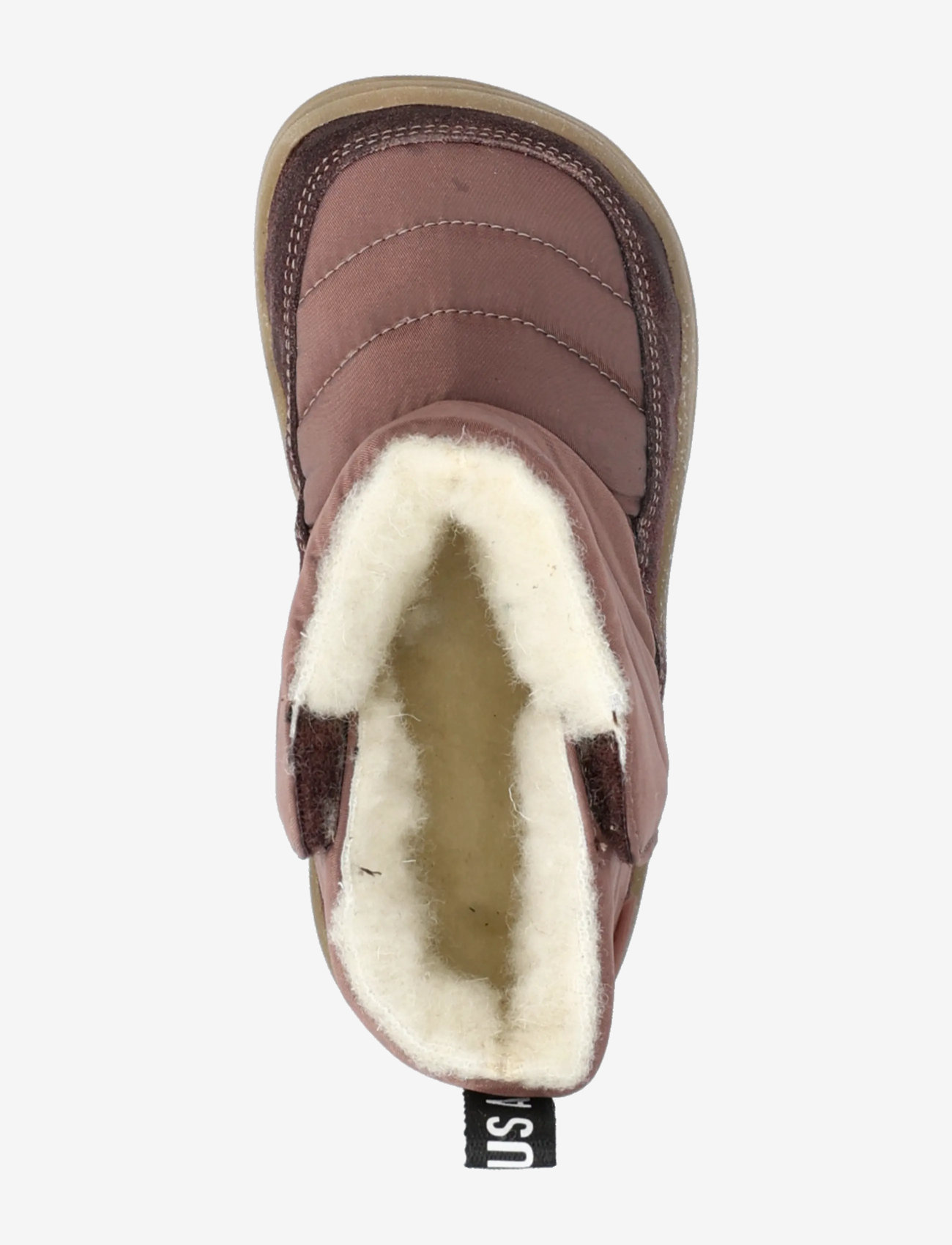 ANGULUS - Boots - flat - with velcro - efterårssko - 3330/3942 dusty aubergine/dust - 3