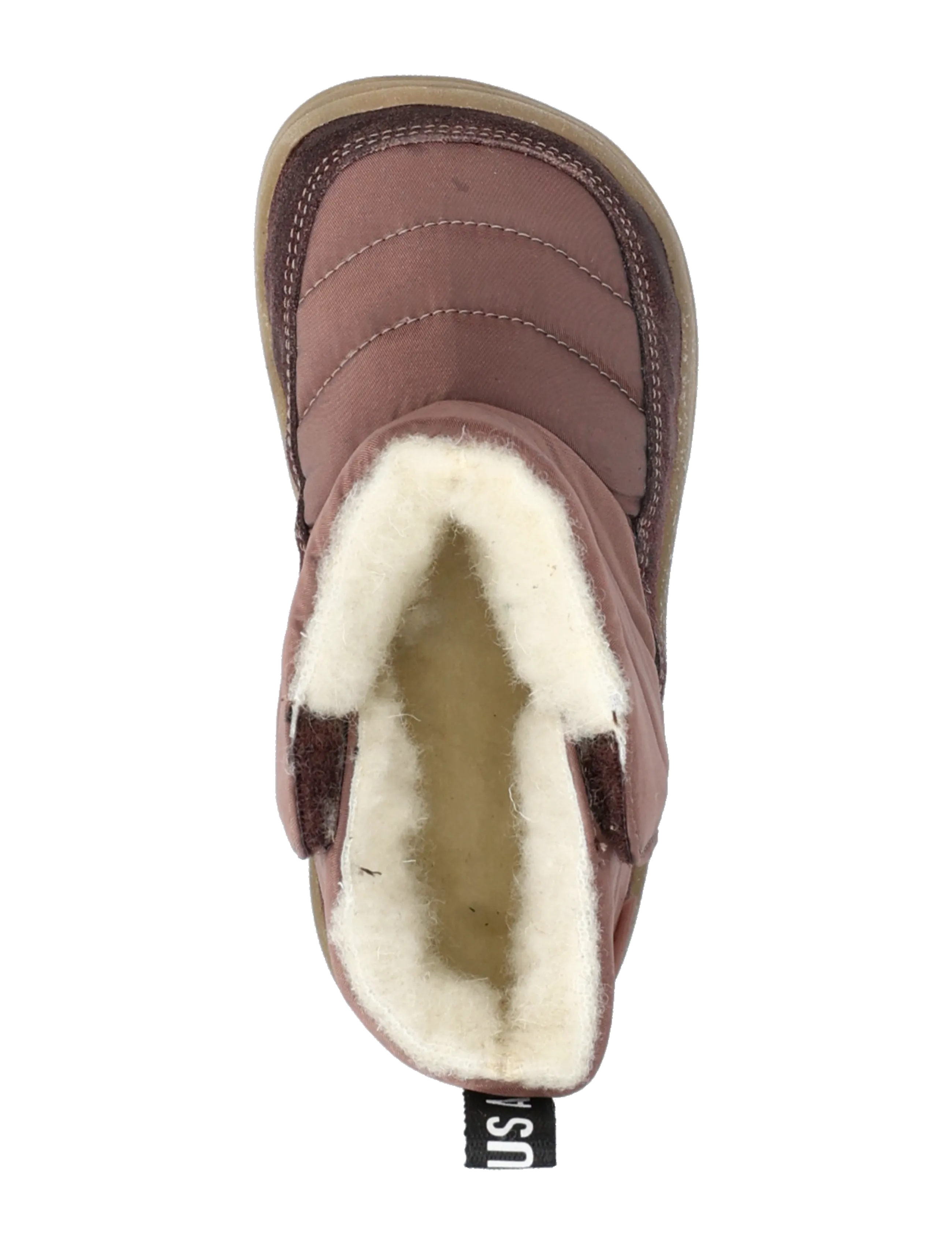 ANGULUS - Boots - flat - with velcro - efterårssko - 3330/3942 dusty aubergine/dust - 3