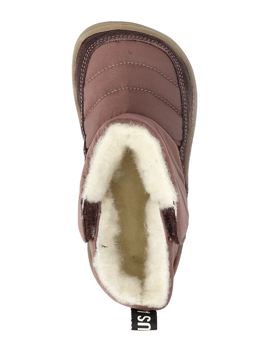 ANGULUS - Boots - flat - with velcro - vinterstövlar - 3330/3942 dusty aubergine/dust - 3