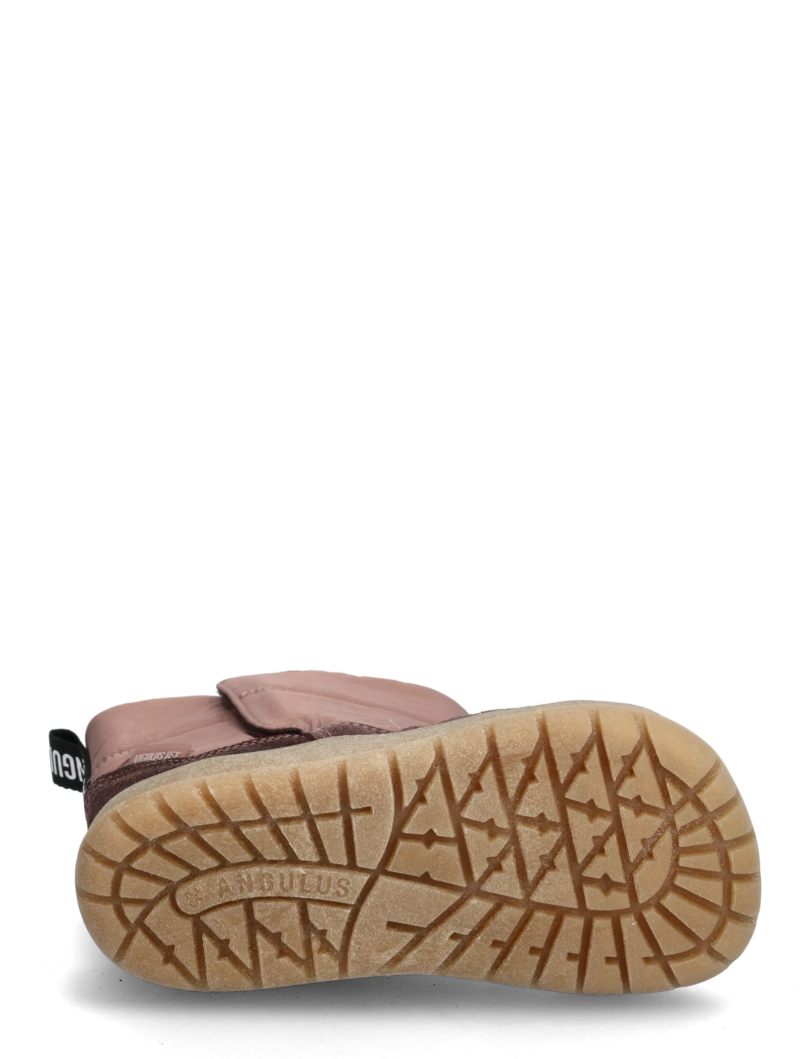 ANGULUS - Boots - flat - with velcro - efterårssko - 3330/3942 dusty aubergine/dust - 4