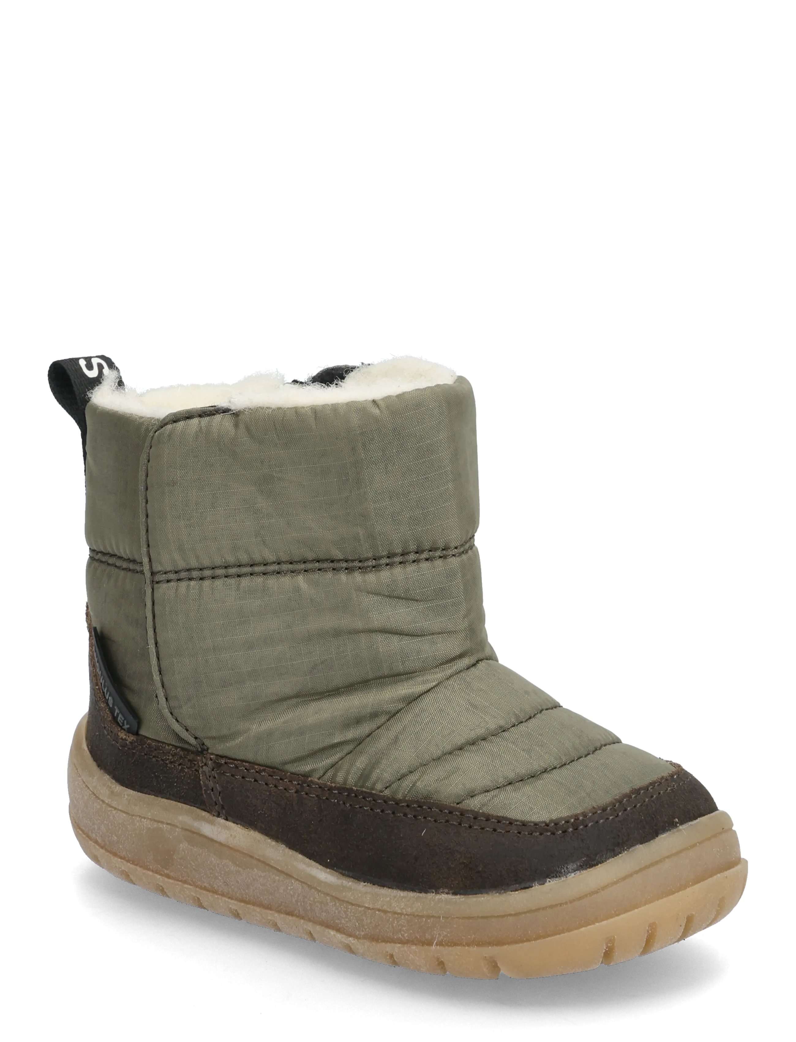 Boots - flat - with velcro - 2107/3322 OLIVE/FORREST RECYCL