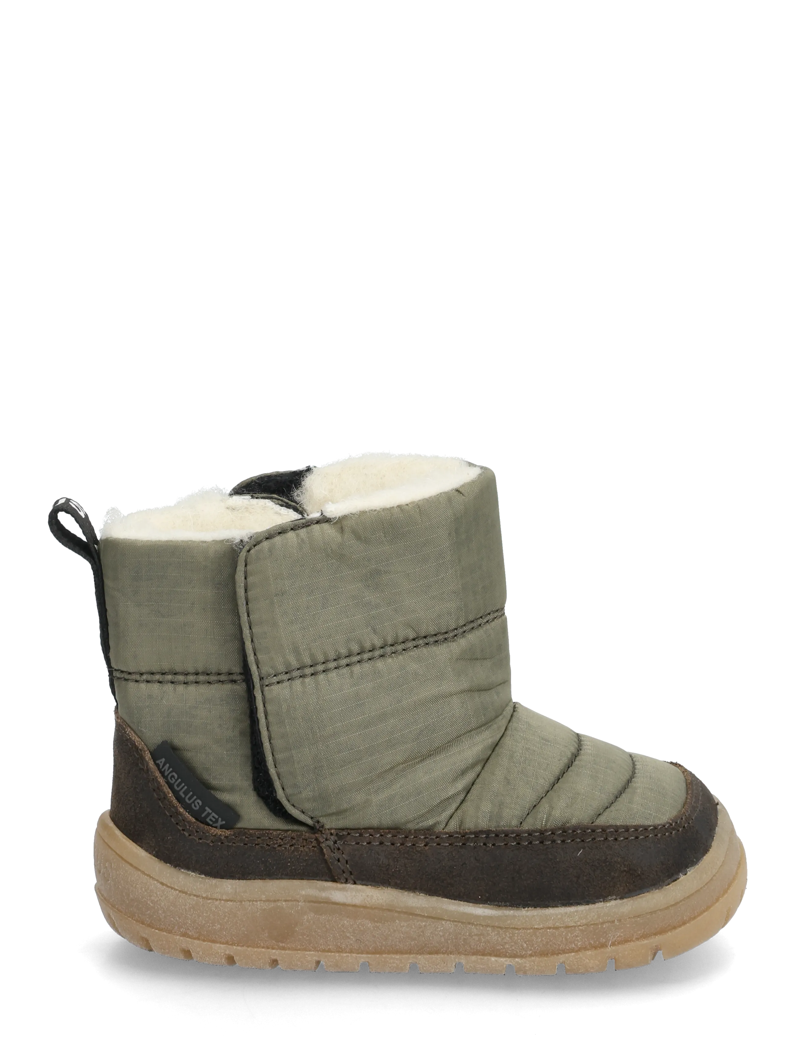 ANGULUS - Boots - flat - with velcro - winter boots - 2107/3322 olive/forrest recycl - 2