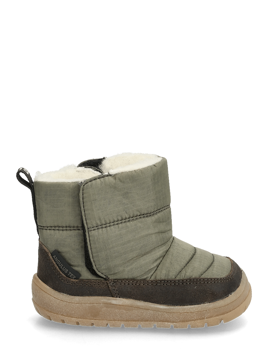 ANGULUS - Boots - flat - with velcro - winterstiefel - 2107/3322 olive/forrest recycl - 2