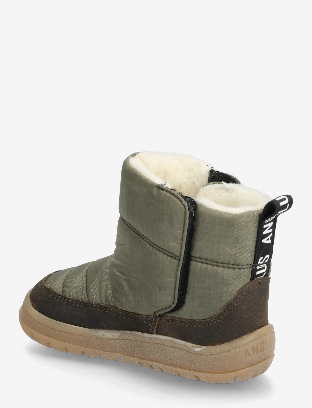 ANGULUS - Boots - flat - with velcro - Žieminiai batai - 2107/3322 olive/forrest recycl - 3