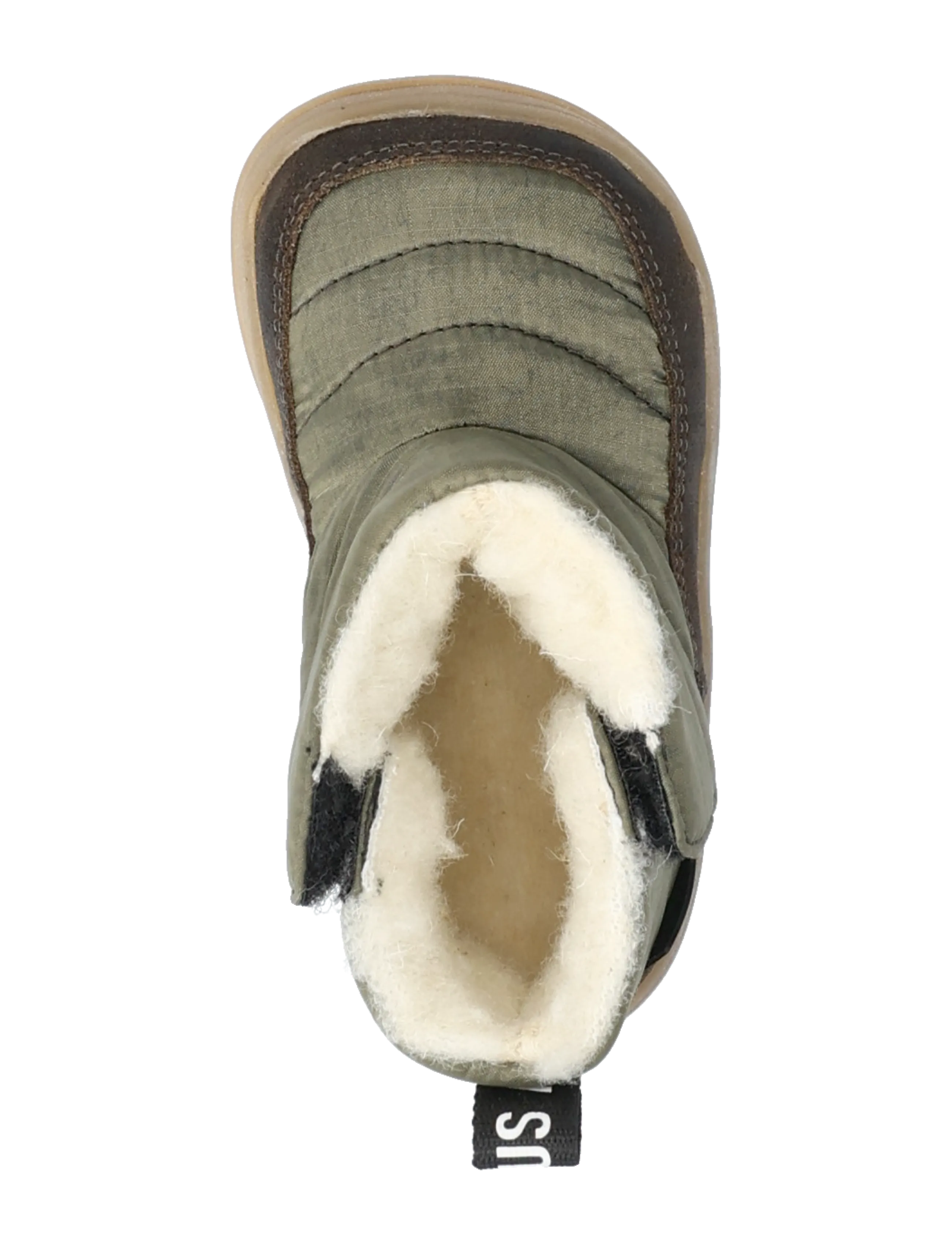 ANGULUS - Boots - flat - with velcro - winter boots - 2107/3322 olive/forrest recycl - 4