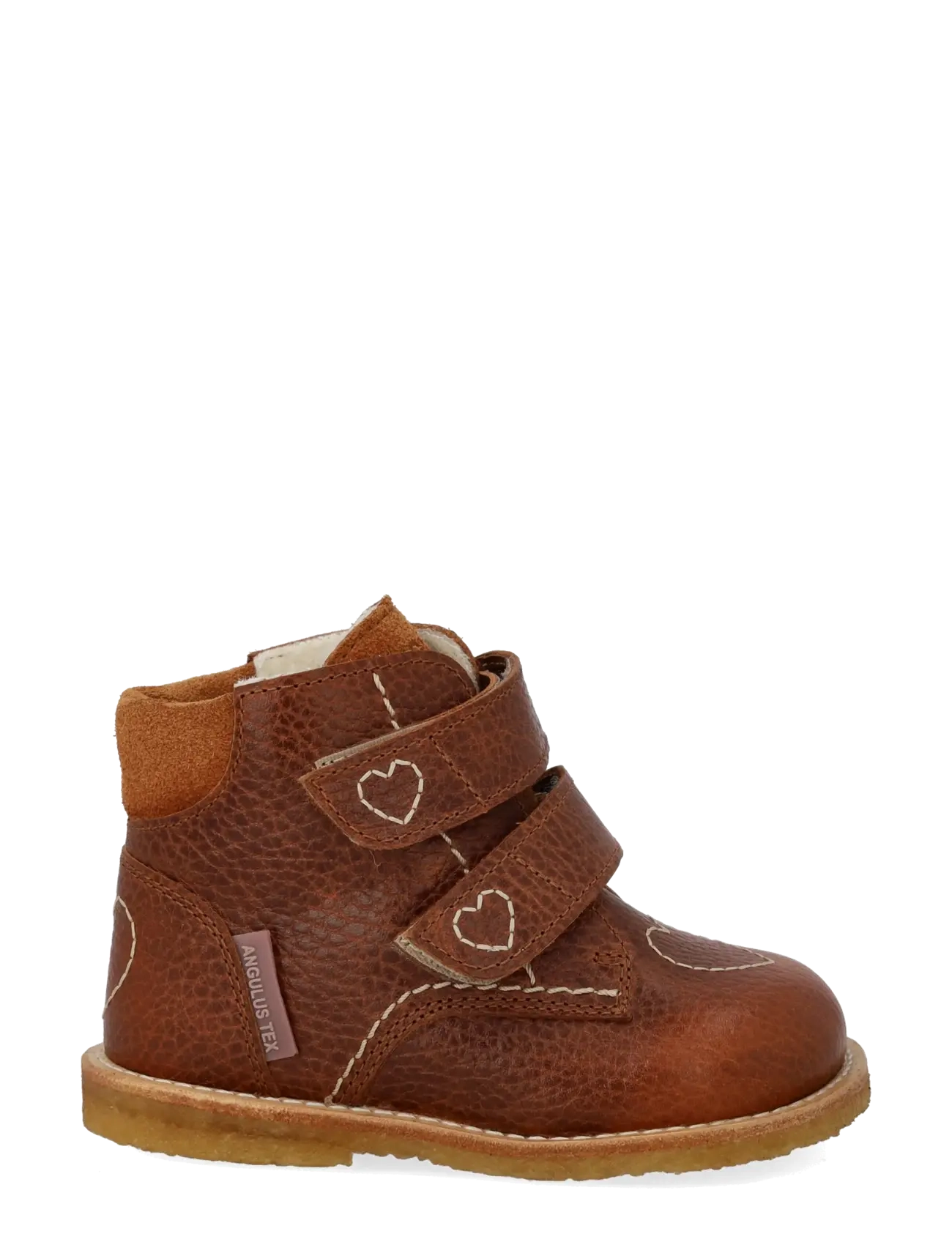 ANGULUS - Boots - flat - with velcro - winter boots - 2509/2219 cognac - 1