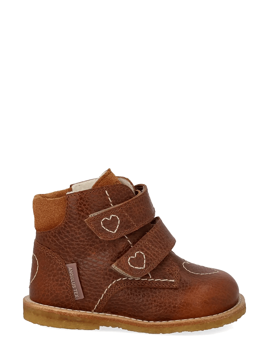 ANGULUS - Boots - flat - with velcro - winter boots - 2509/2219 cognac - 1