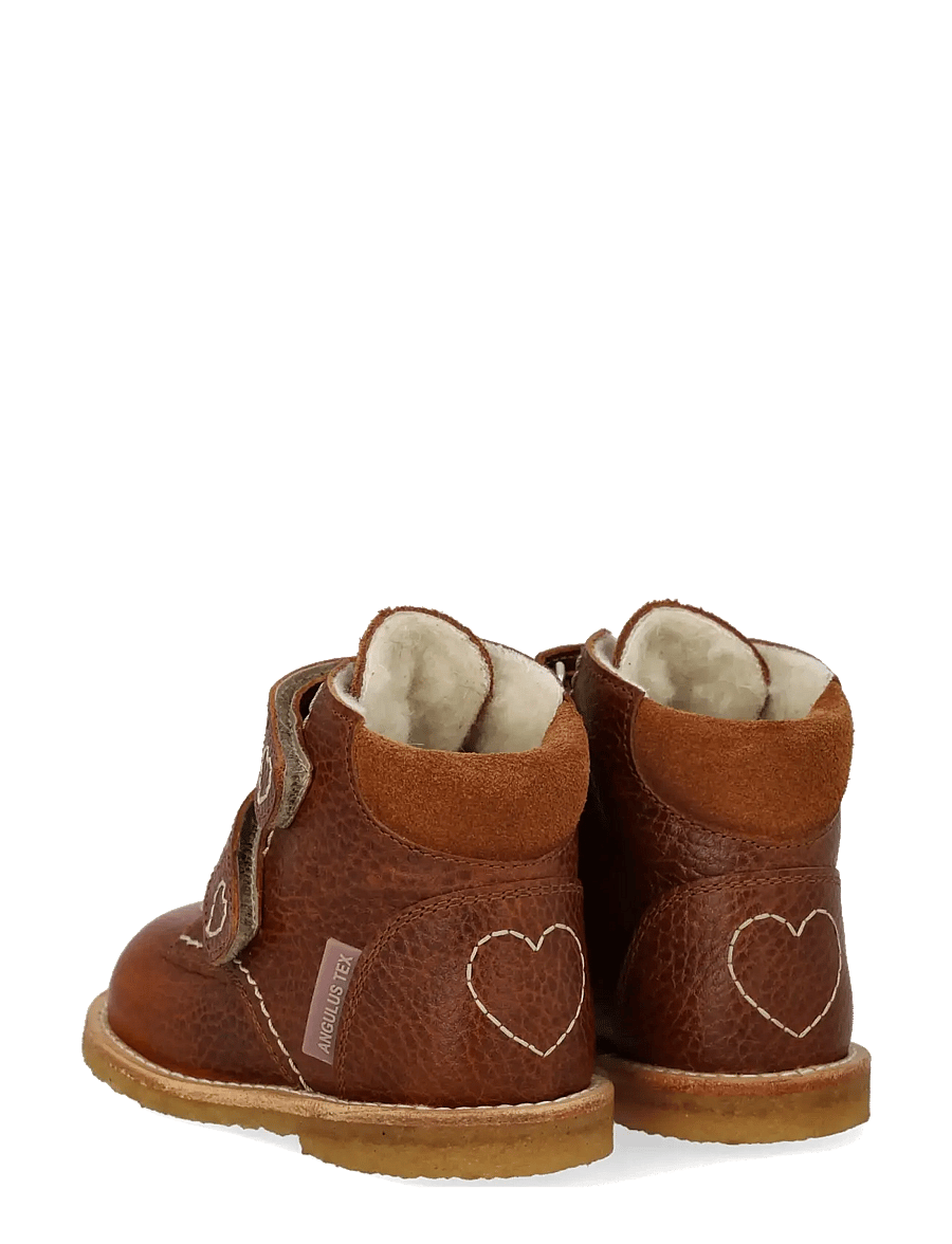 ANGULUS - Boots - flat - with velcro - winter boots - 2509/2219 cognac - 2