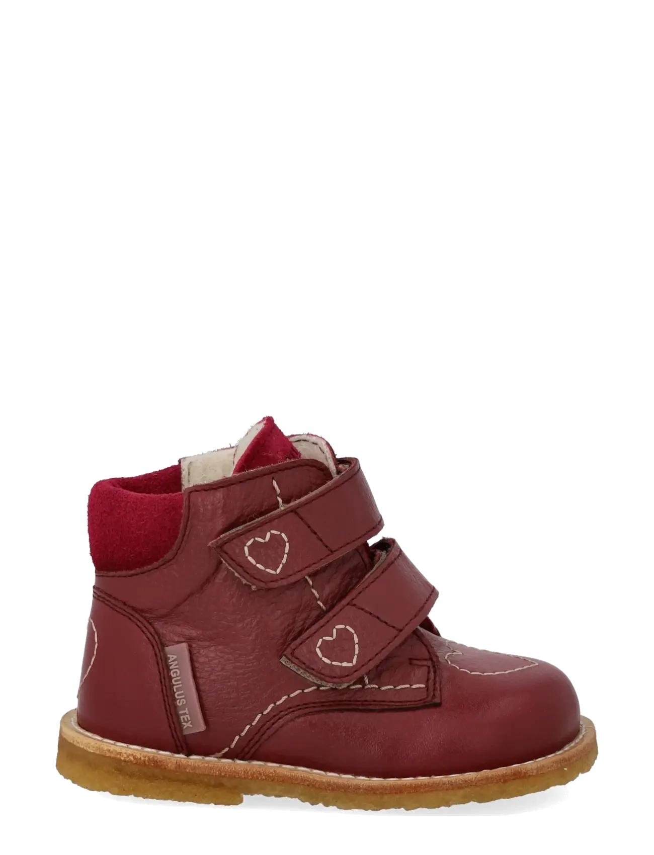 ANGULUS - Boots - flat - with velcro - talvesaapad - 3253/2739 berry/berry - 1