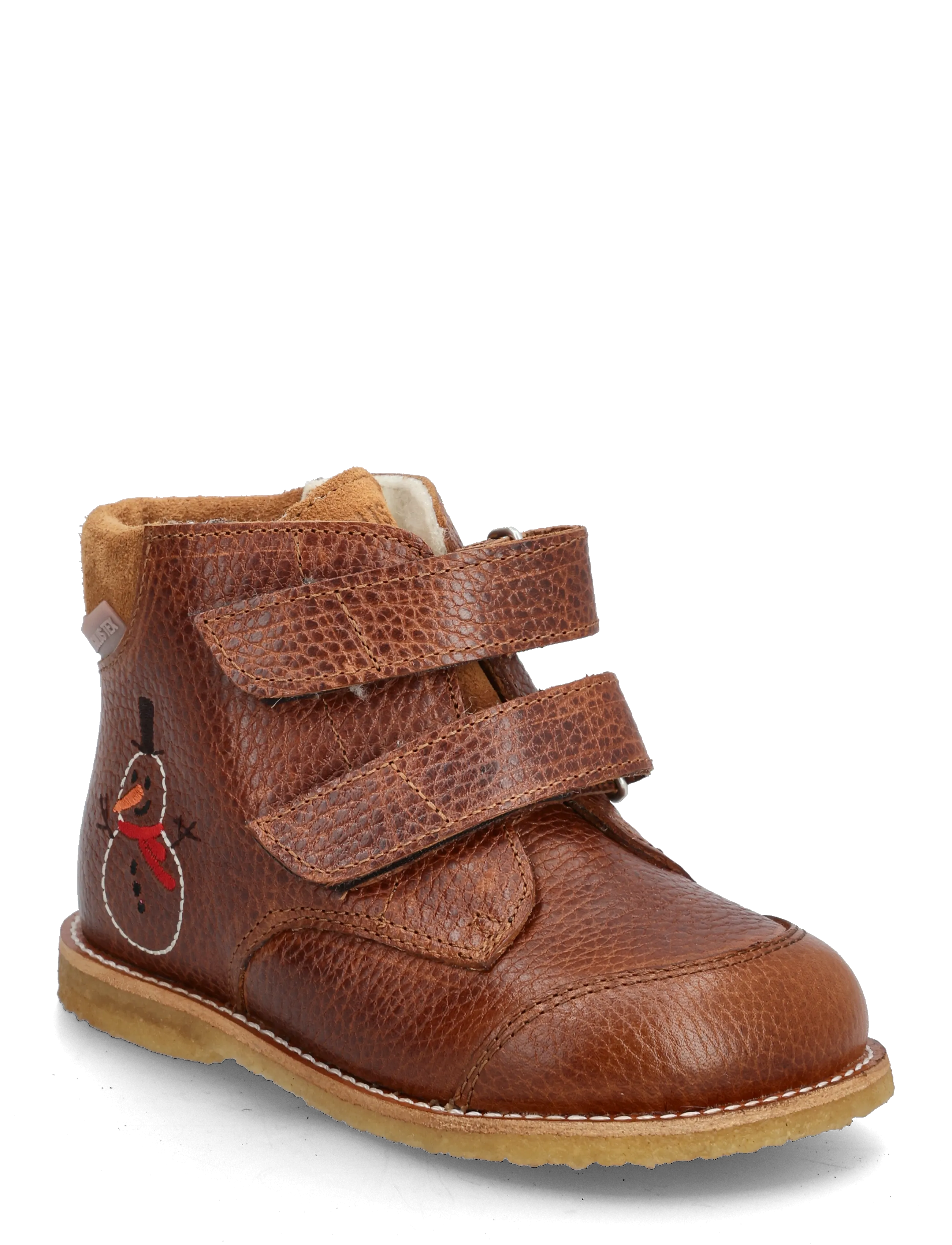 ANGULUS Boots - flat - with velcro - Vinterstøvler - 2509/2219 COGNAC / brown