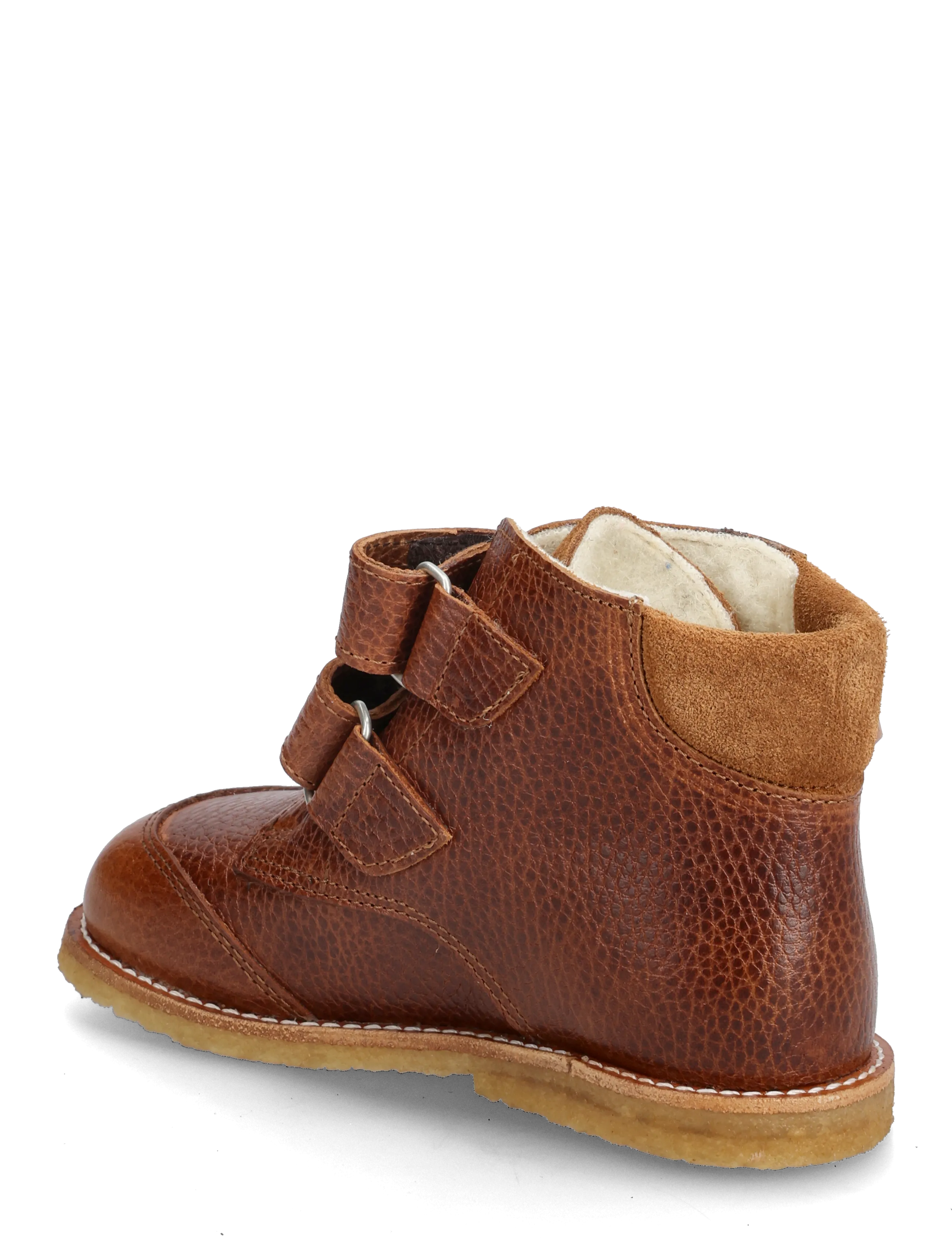 ANGULUS - Boots - flat - with velcro - efterårssko - 2509/2219 cognac - 3