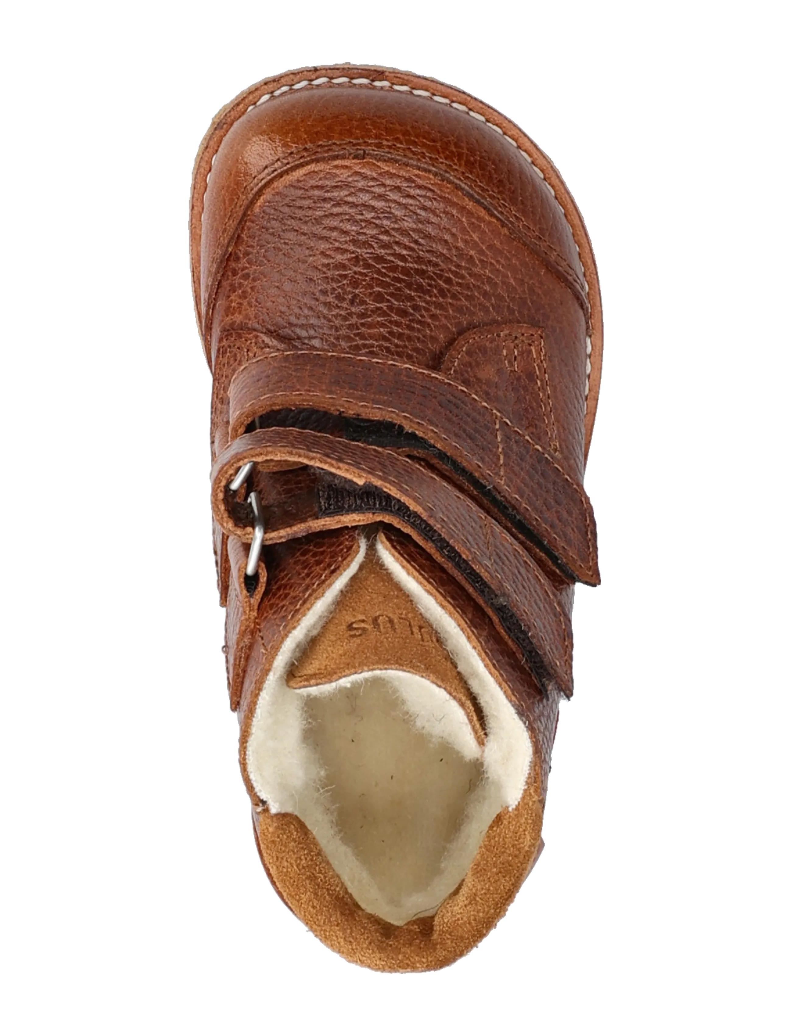 ANGULUS - Boots - flat - with velcro - efterårssko - 2509/2219 cognac - 4