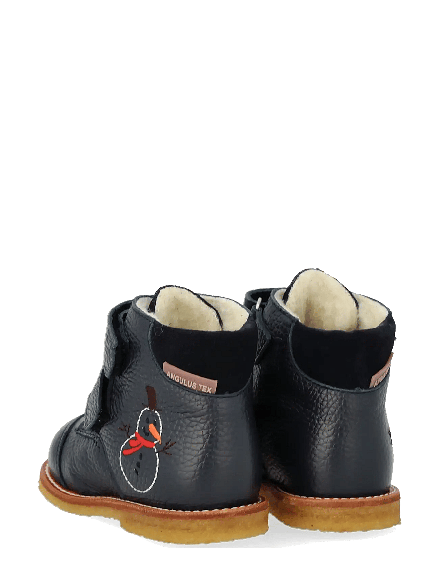 ANGULUS - Boots - flat - with velcro - vinterstövlar - 3246/1778 navy/navy - 2