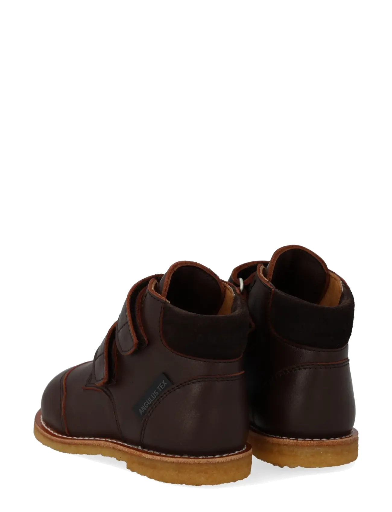 ANGULUS - Booties - flat - with velcro - sko - 3261/1779 dark brown/dark brow - 2