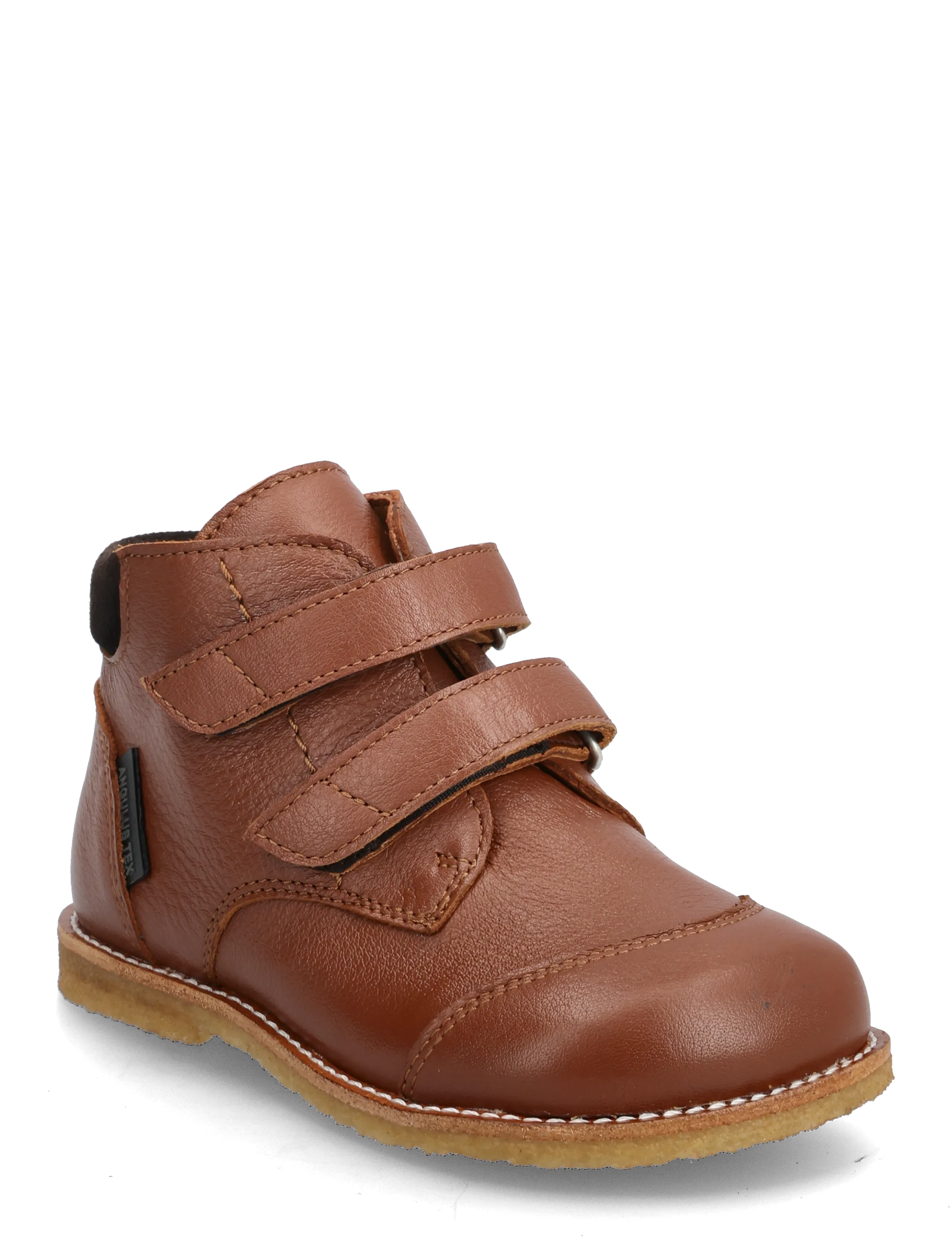 ANGULUS Shoes - flat - with velcro - Saapad - 3260/1779 COGNAC/DARK BROWN / brown