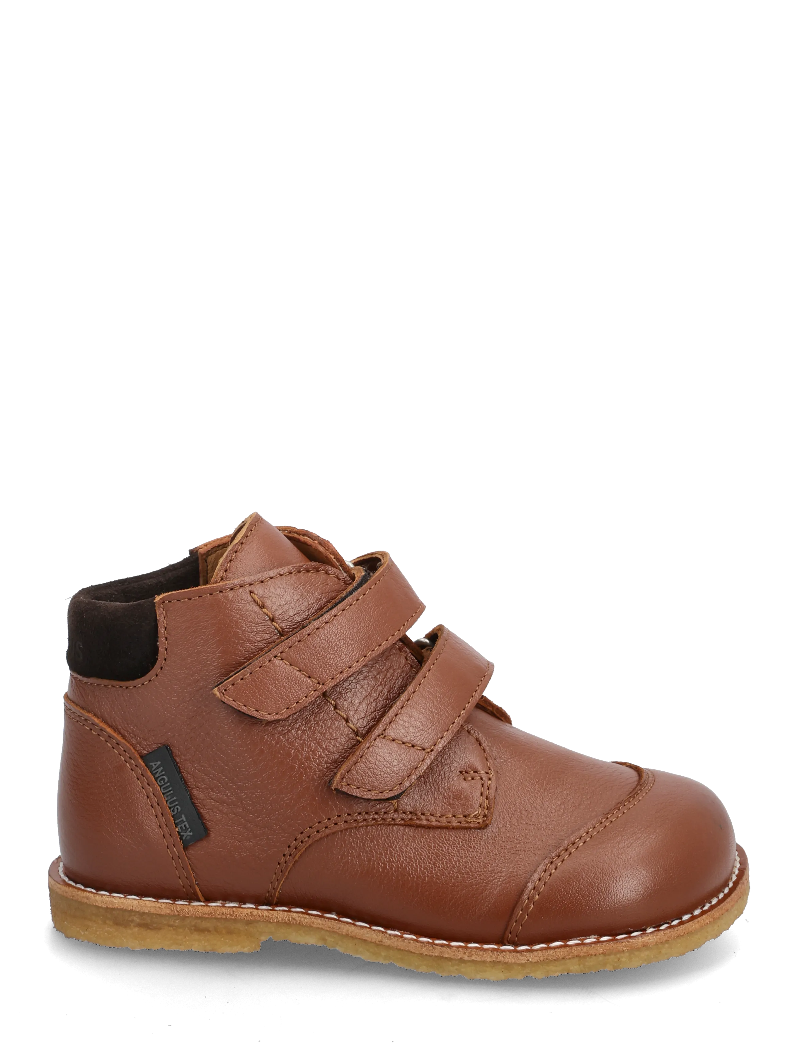 ANGULUS - Booties - flat - with velcro - herbstschuhe - 3260/1779 cognac/dark brown - 2