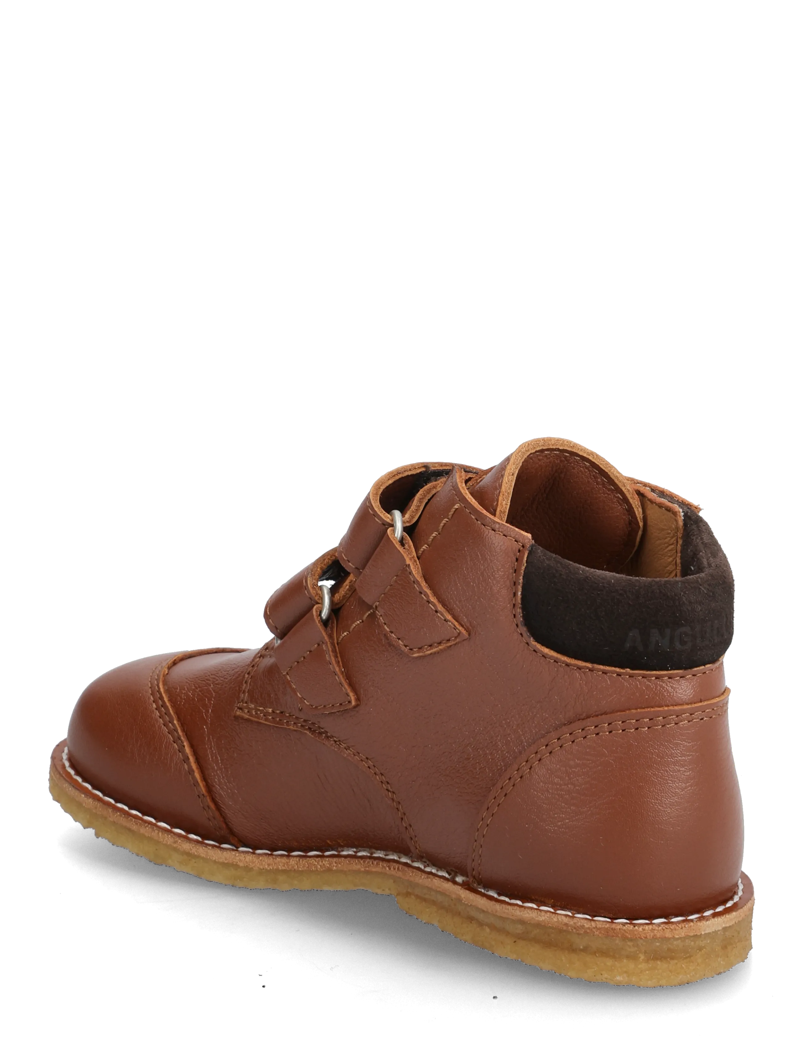 ANGULUS - Booties - flat - with velcro - herbstschuhe - 3260/1779 cognac/dark brown - 3