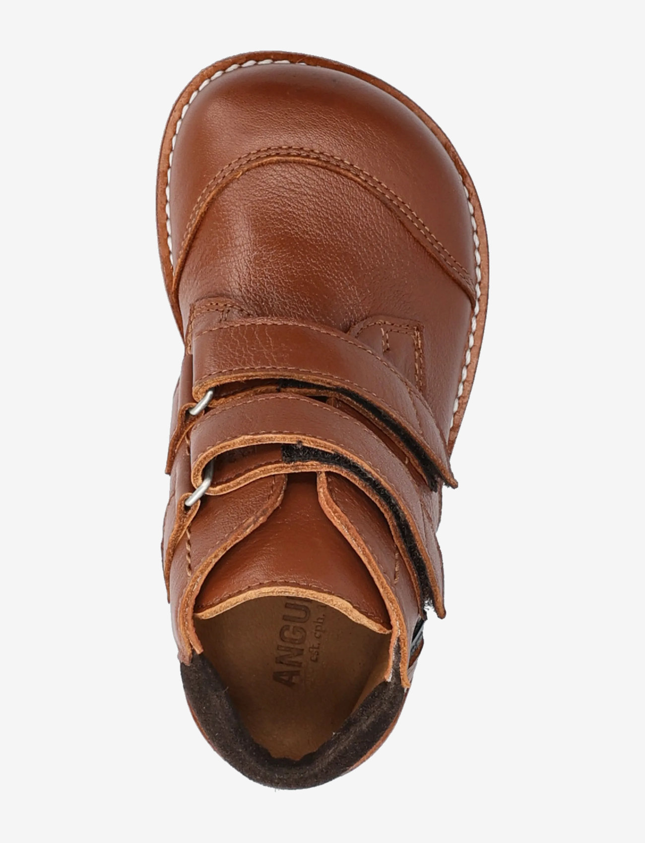 ANGULUS - Shoes - flat - with velcro - efterårssko - 3260/1779 cognac/dark brown - 4