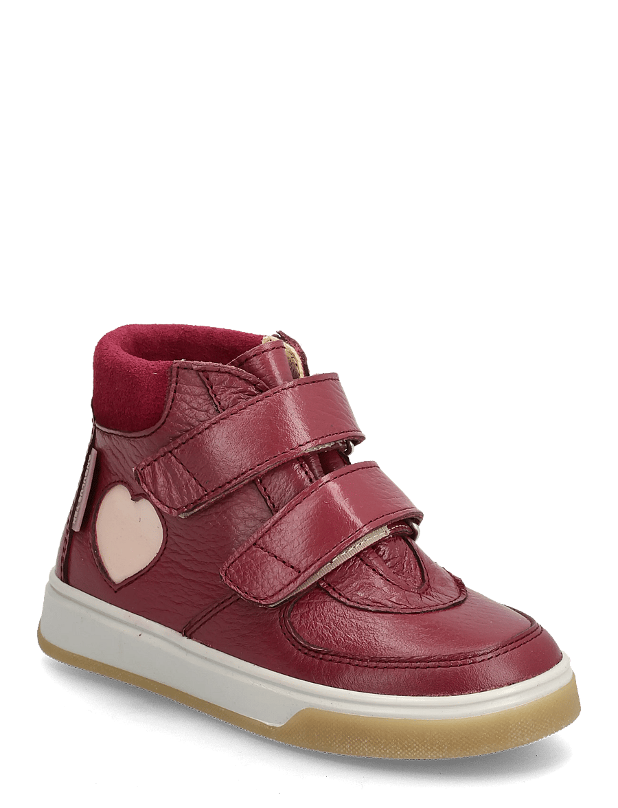 ANGULUS - Shoes - flat - with velcro - hoher schnitt - 3253/3282/2739 berry/rosebud/b - 0