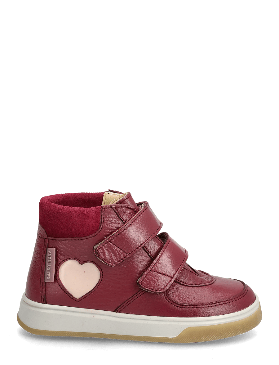 ANGULUS - Shoes - flat - with velcro - hoher schnitt - 3253/3282/2739 berry/rosebud/b - 1