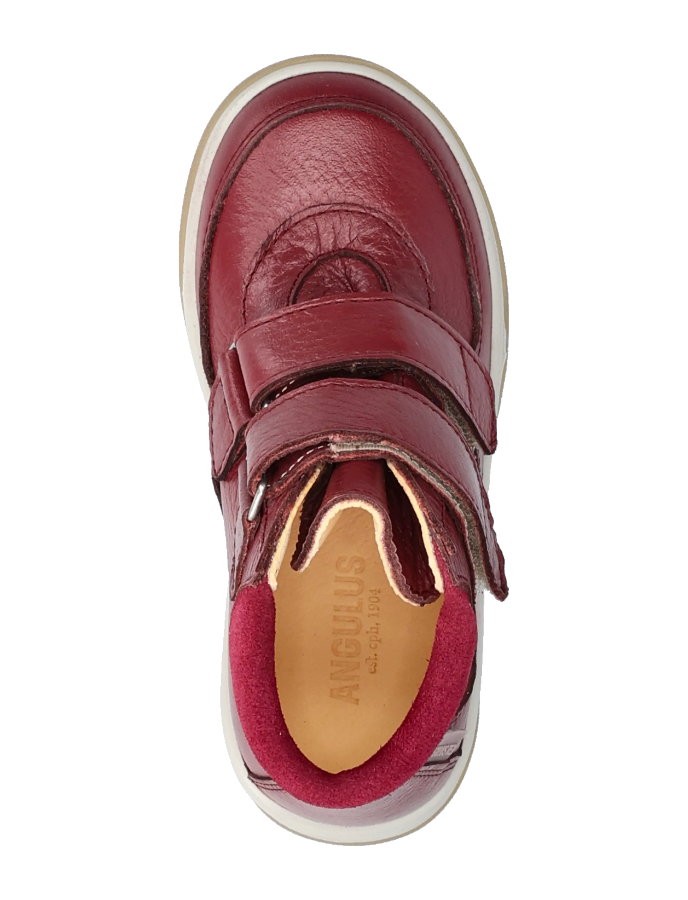 ANGULUS - Shoes - flat - with velcro - hoher schnitt - 3253/3282/2739 berry/rosebud/b - 3