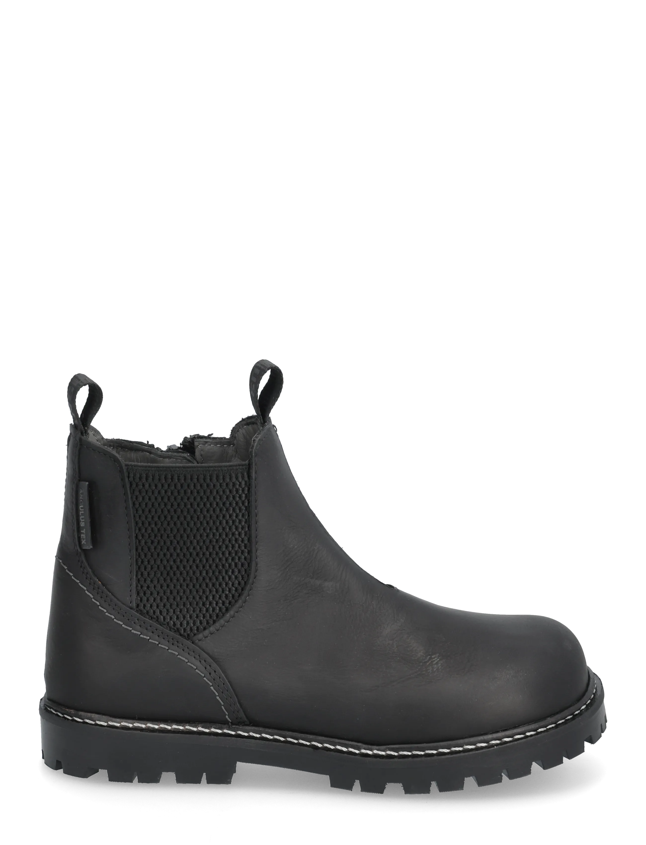 ANGULUS - Booties - flat - with zipper - herbstschuhe - 1652/053 black/black - 2