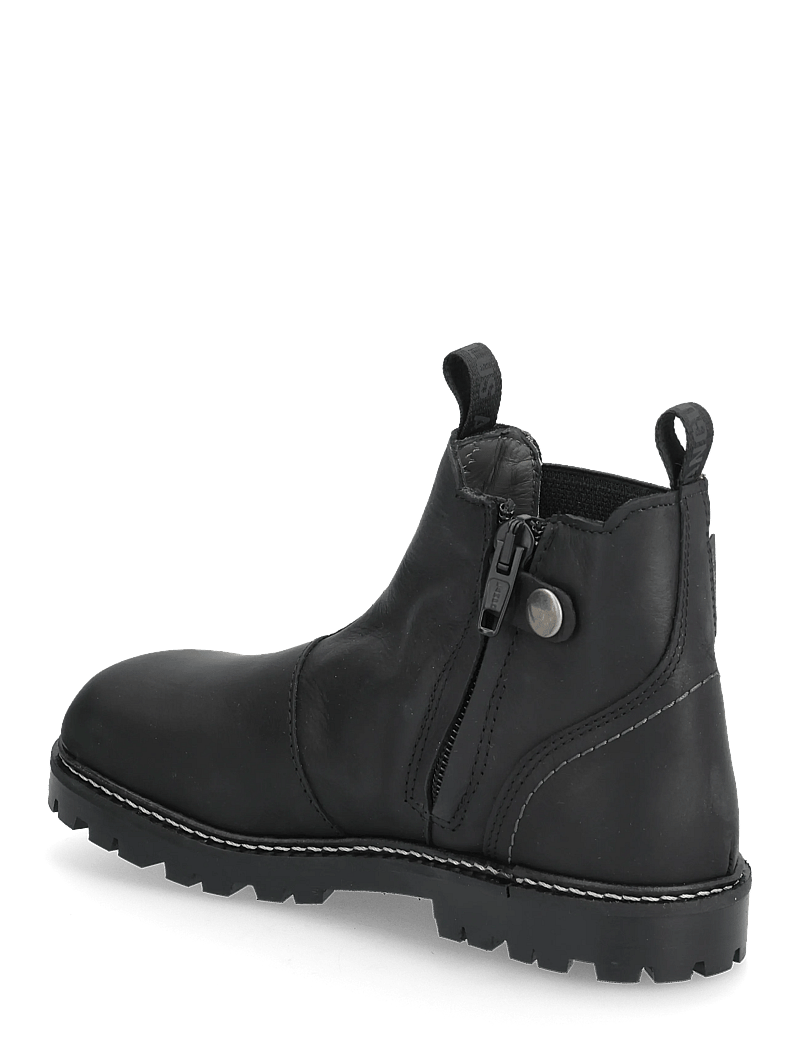 ANGULUS - Booties - flat - with zipper - saapad - 1652/053 black/black - 3