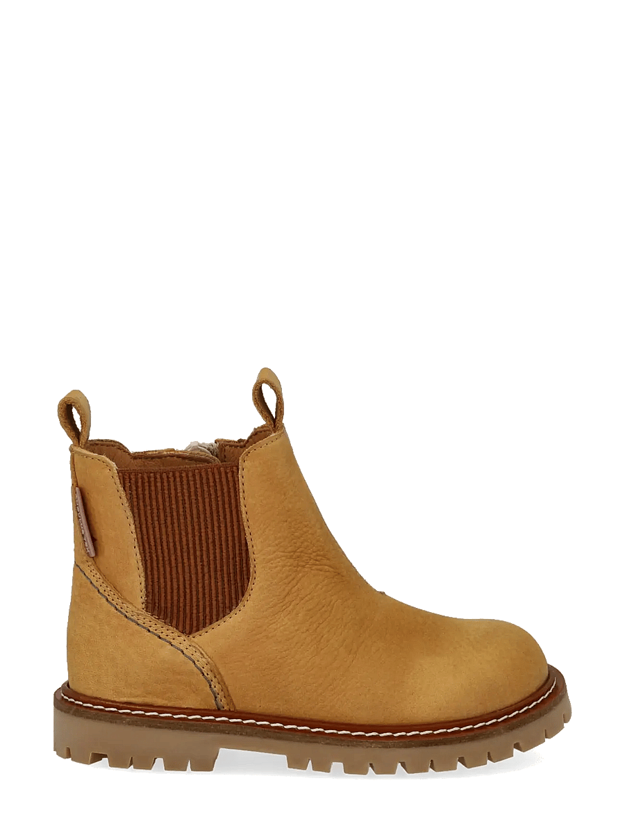 ANGULUS - Booties - flat - with zipper - stiefel - 2580/040 ocher/cognac - 1