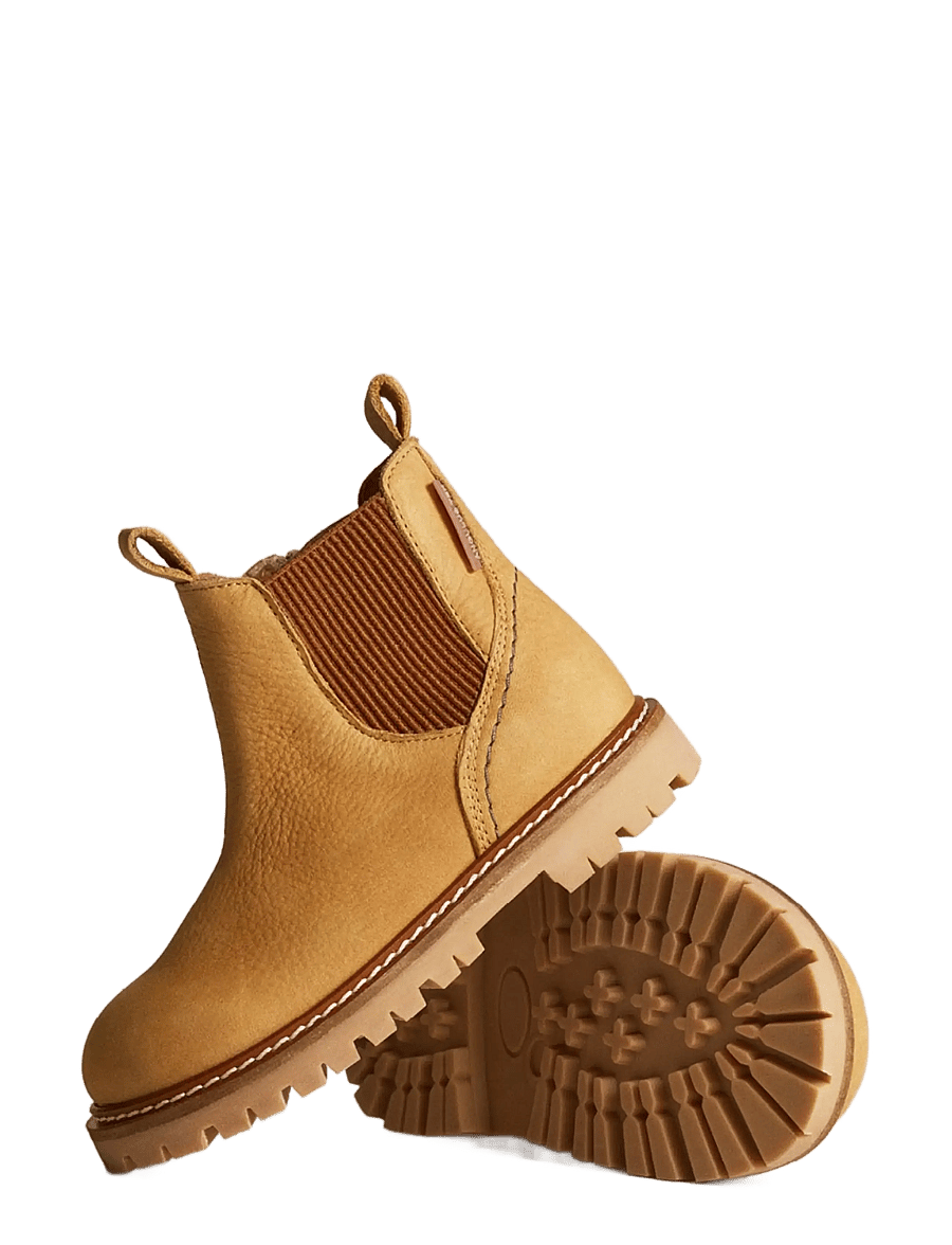 ANGULUS - Booties - flat - with zipper - stiefel - 2580/040 ocher/cognac - 4