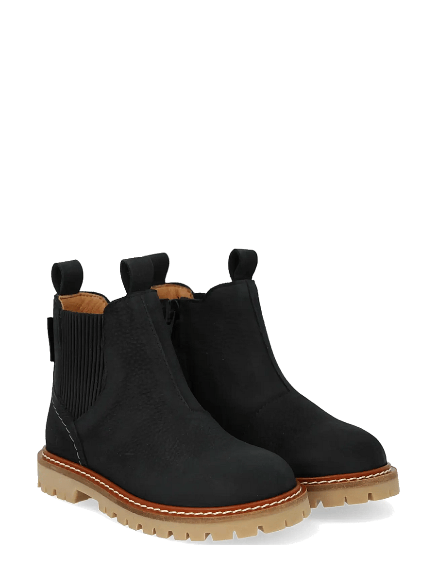 ANGULUS - Booties - flat - with zipper - saapad - 2584/019 black/black - 0