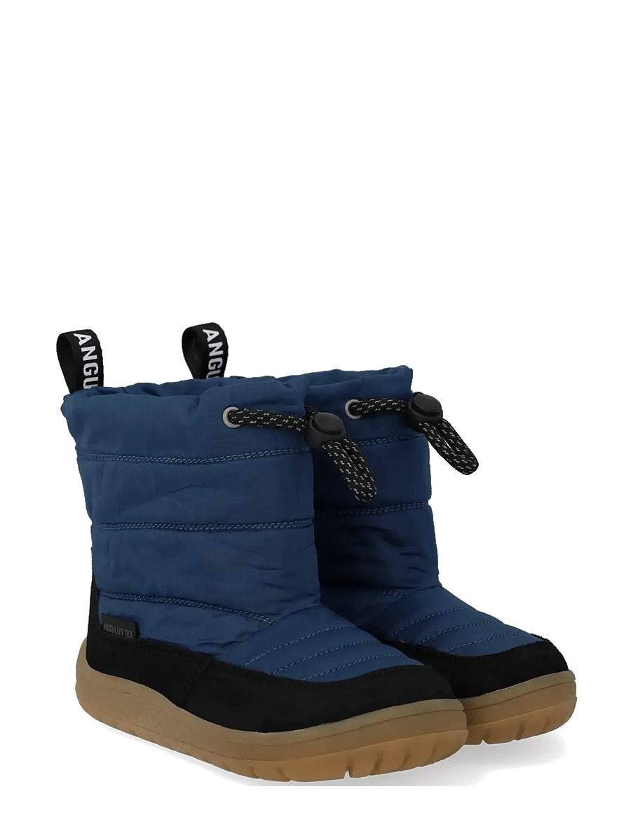 ANGULUS - Boots - flat - winterstiefel - 2100/3933 black/navy recycled - 0