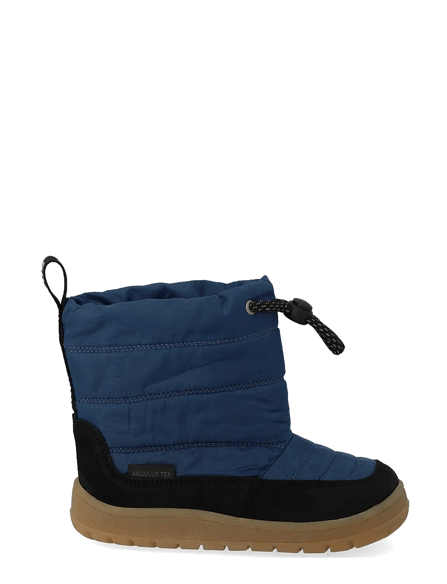 ANGULUS - Boots - flat - winterstiefel - 2100/3933 black/navy recycled - 1