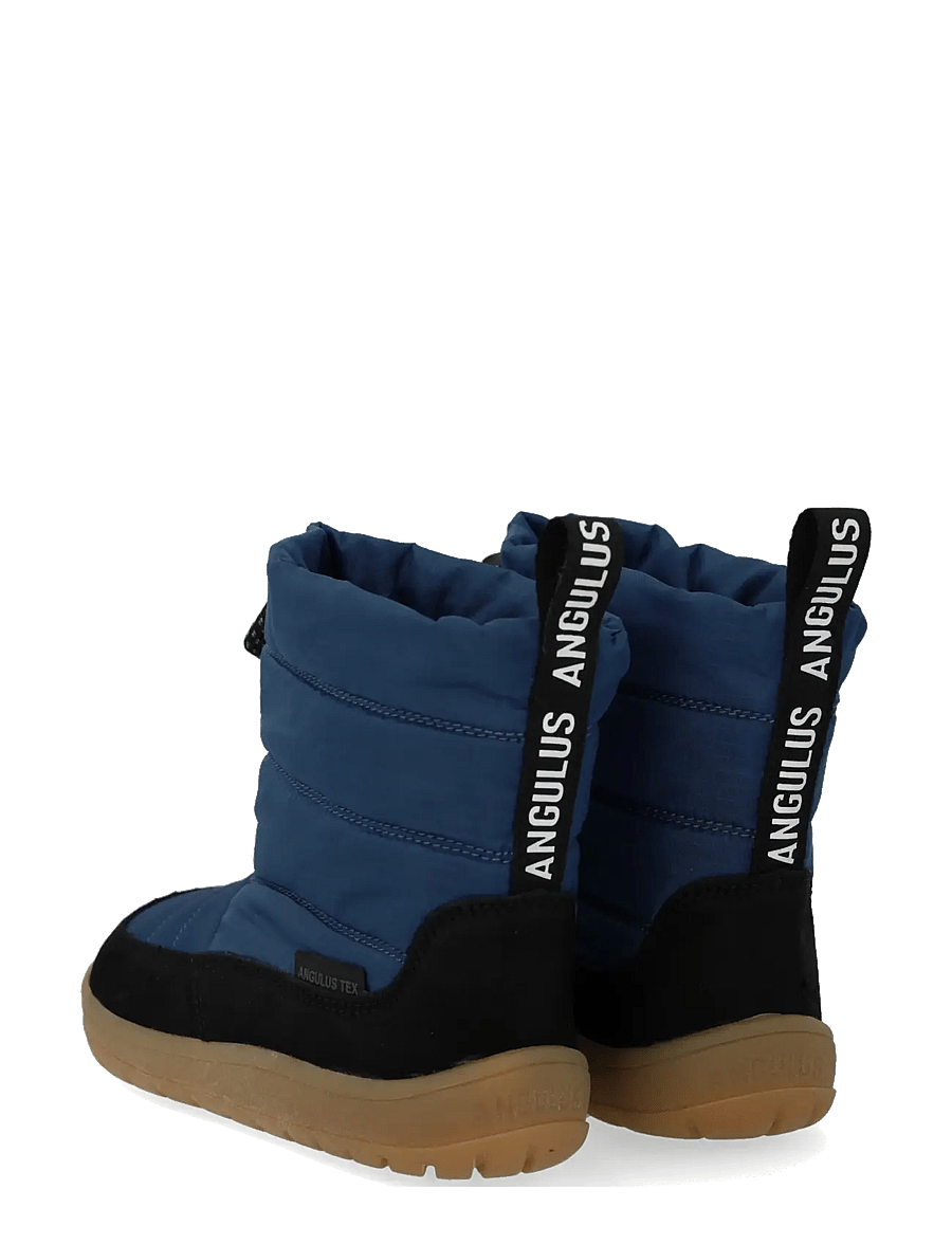 ANGULUS - Boots - flat - winterstiefel - 2100/3933 black/navy recycled - 2