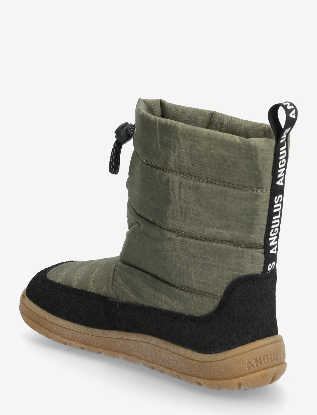 ANGULUS - Boots - flat - efterårssko - 1321/3322 black/forrest - 2