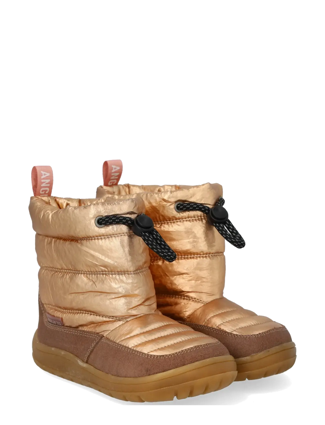 ANGULUS Boots - flat - ANGULUS - 2102/3937 ROSE/ROSE GOLD SHINE / gold