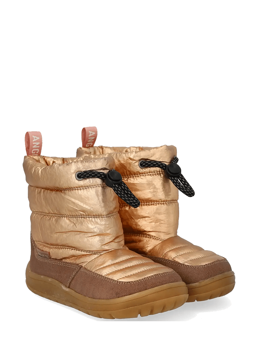 ANGULUS - Boots - flat - winterstiefel - 2102/3937 rose/rose gold shine - 0