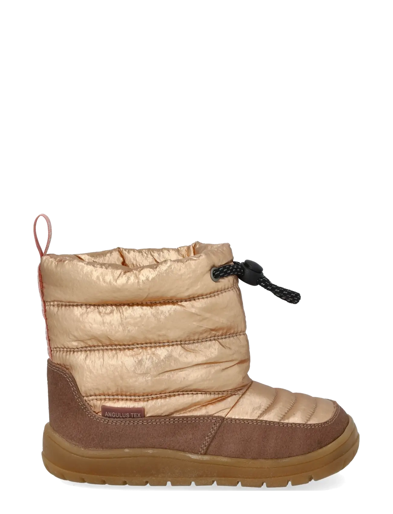 ANGULUS - Boots - flat - talvesaapad - 2102/3937 rose/rose gold shine - 1