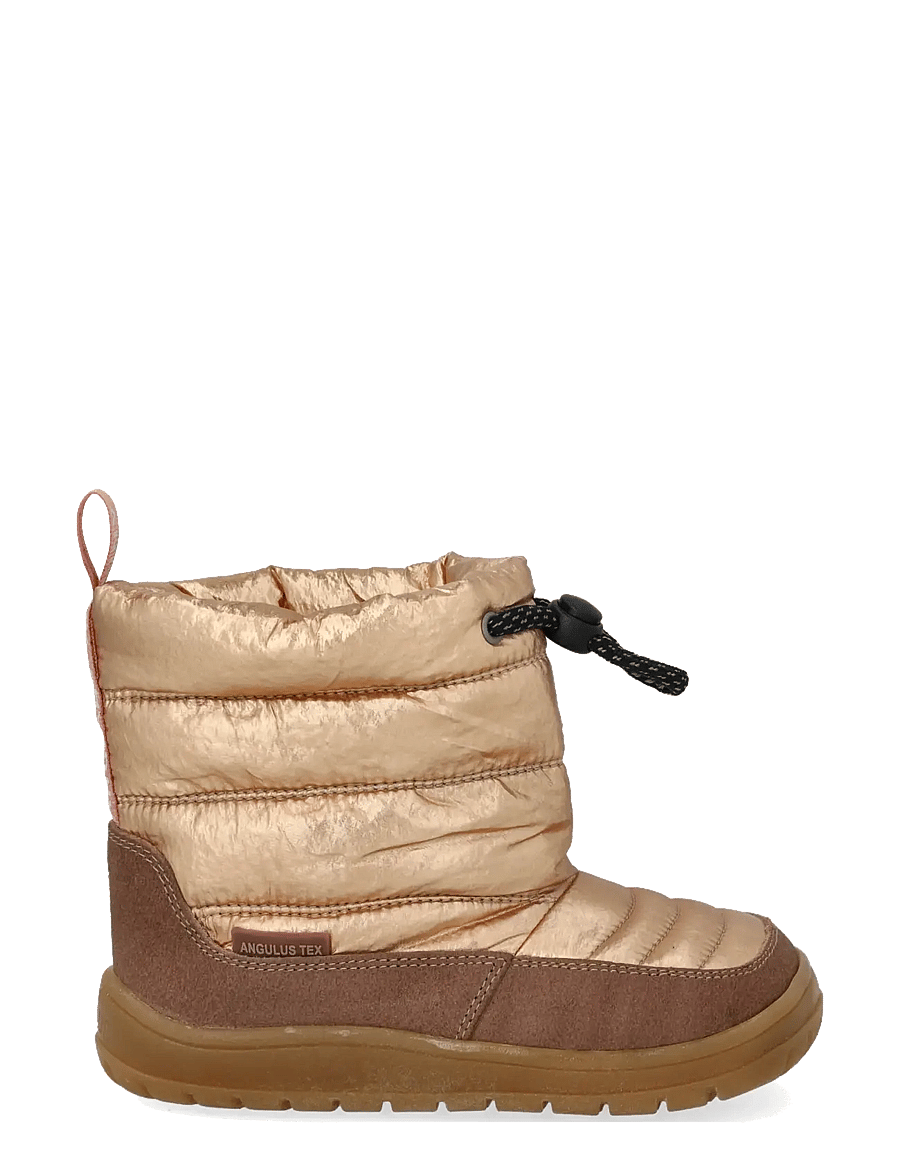 ANGULUS - Boots - flat - winterstiefel - 2102/3937 rose/rose gold shine - 1