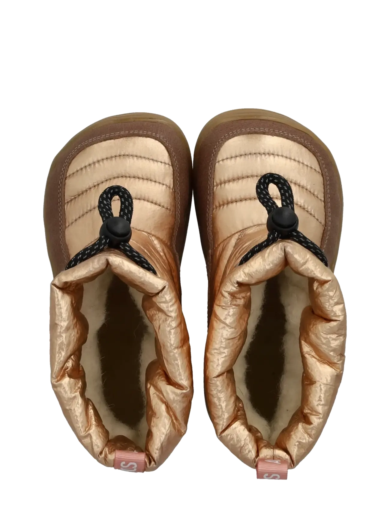 ANGULUS - Boots - flat - talvesaapad - 2102/3937 rose/rose gold shine - 3