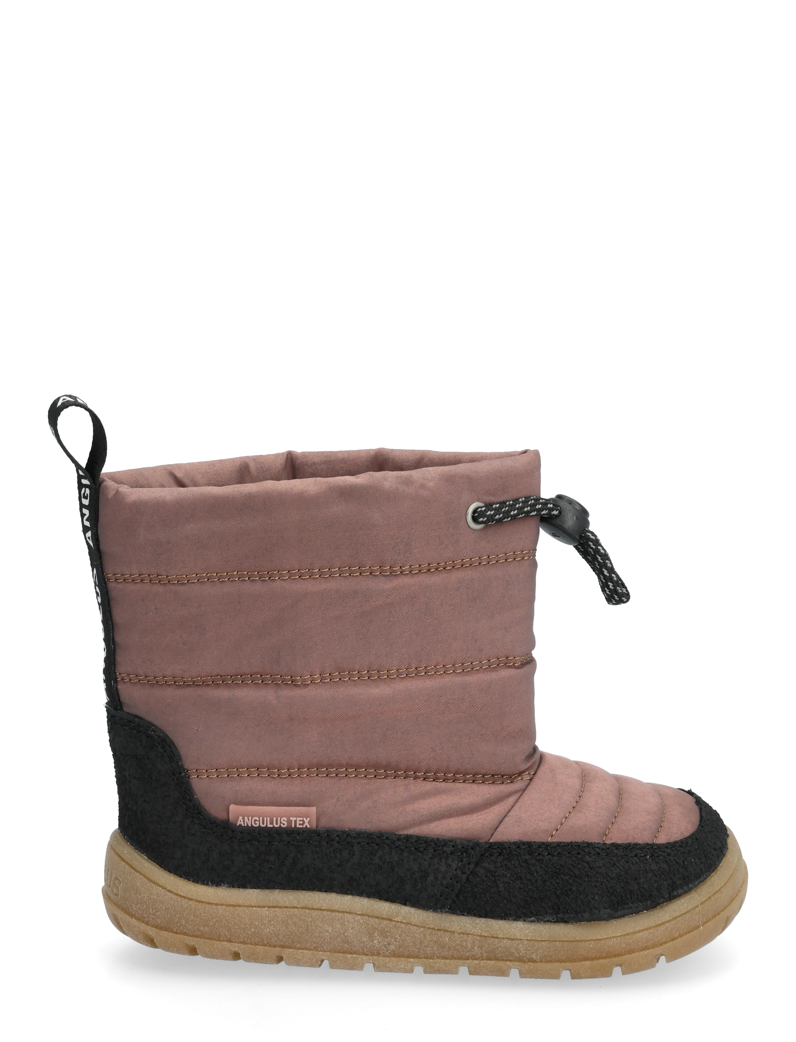 ANGULUS - Boots - flat - vinterstövlar - 1321/3942 black/dusty rouge - 1