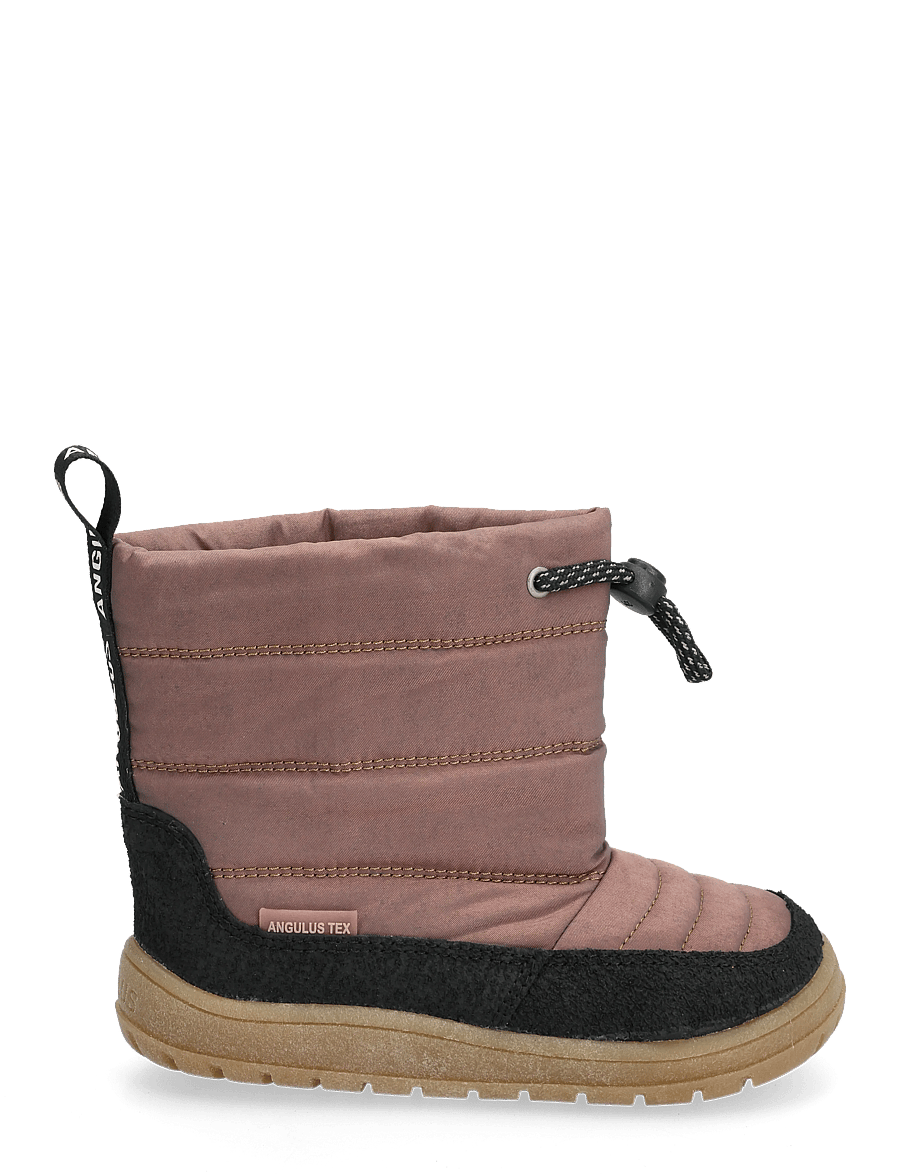 ANGULUS - Boots - flat - winterstiefel - 1321/3942 black/dusty rouge - 1