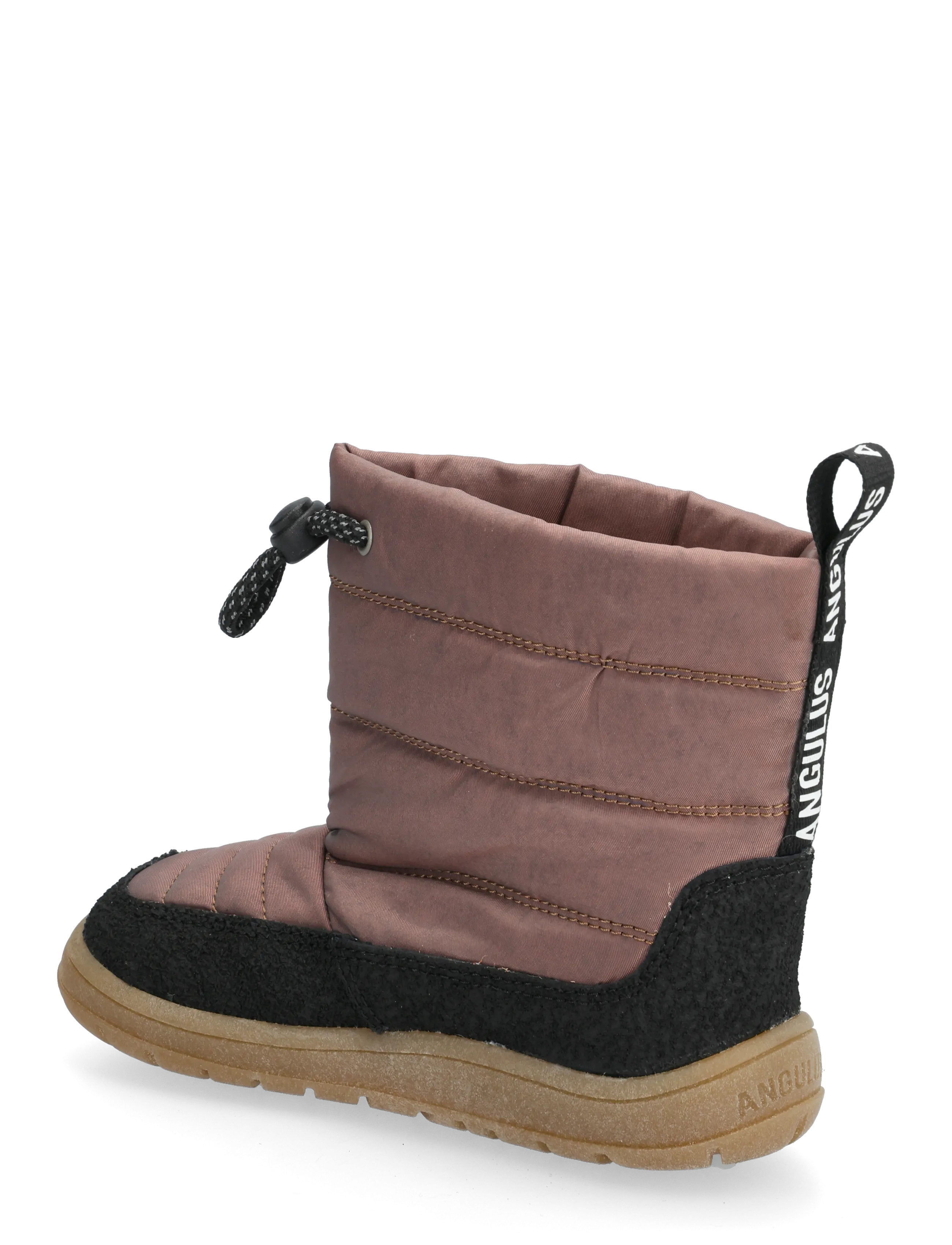 ANGULUS - Boots - flat - vinterstövlar - 1321/3942 black/dusty rouge - 2