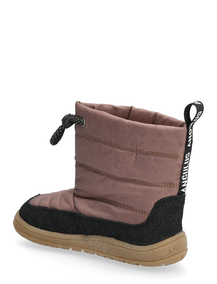 ANGULUS - Boots - flat - winterstiefel - 1321/3942 black/dusty rouge - 2